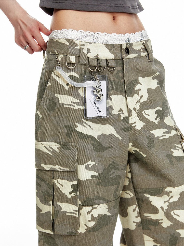 Dustcore Light - Camo Utility Pants - paper.bruise