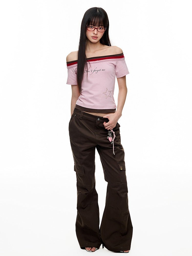 Rhinestone Shoulder Spark Tee - paper.bruise